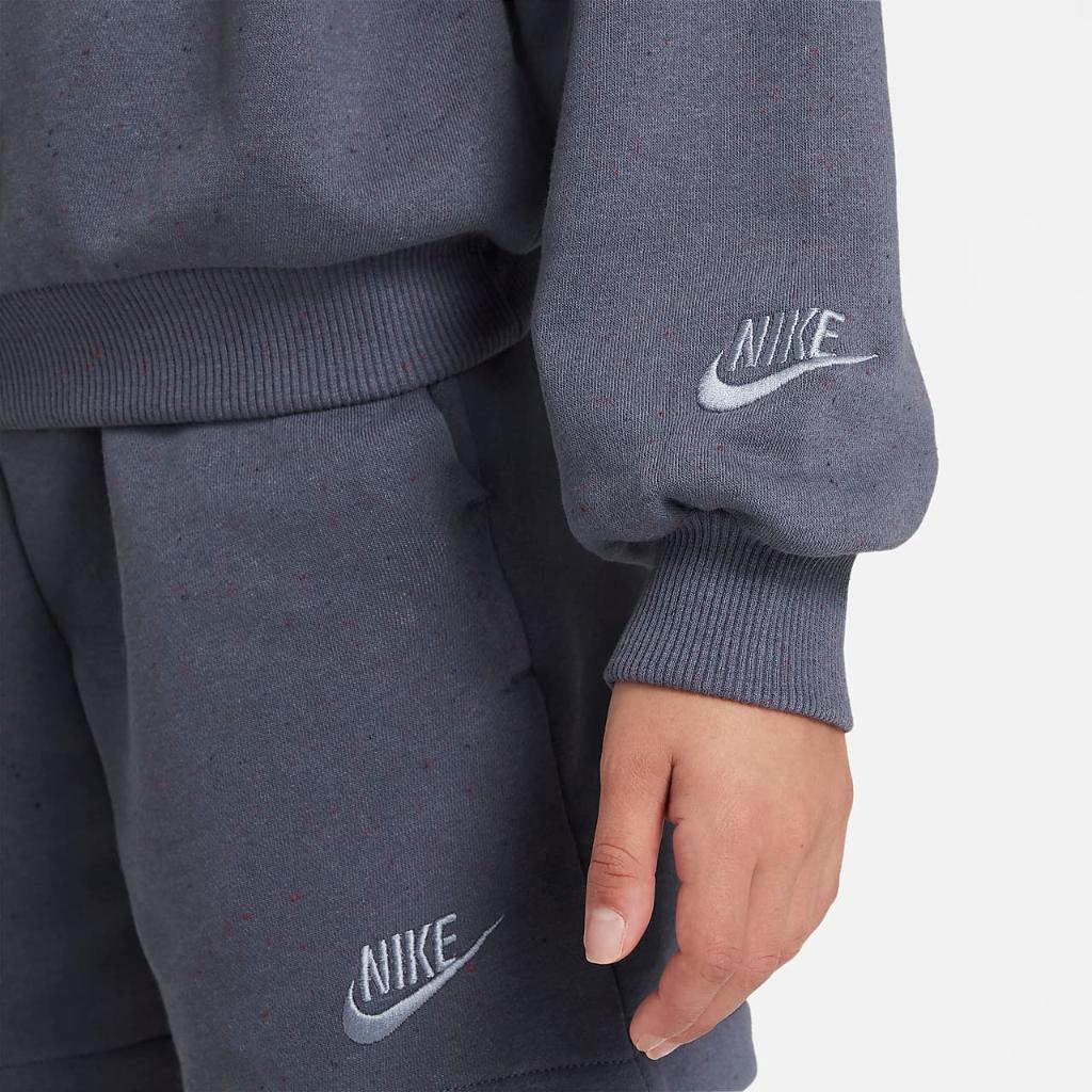 Nike Sportswear Icon Fleece Big Kids&#039; Oversized Sweatshirt FN7274-003
