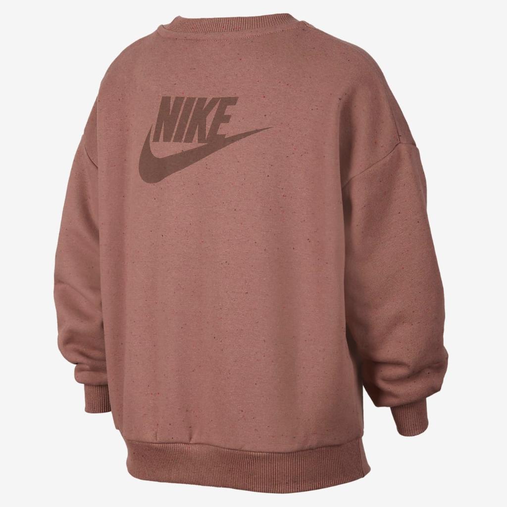 Nike Sportswear Icon Fleece Big Kids&#039; Oversized Sweatshirt FN7274-208