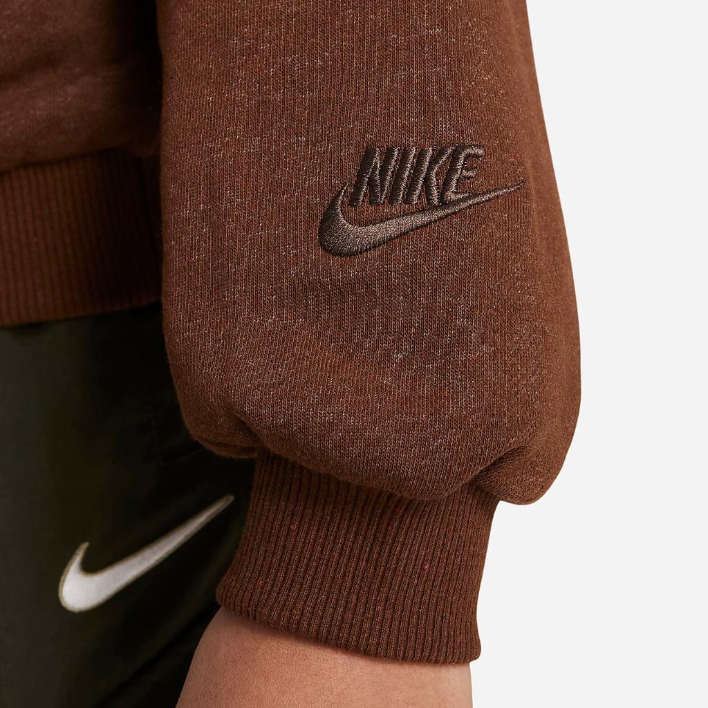 Nike Sportswear Icon Fleece Big Kids&#039; Oversized Sweatshirt FN7274-259