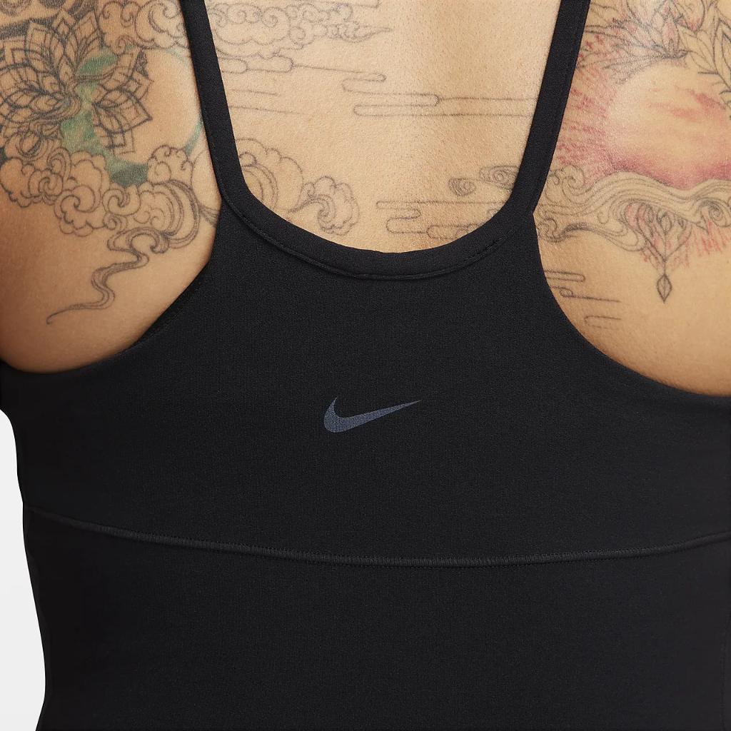 Nike Zenvy Women&#039;s Dri-FIT Full-Length Flared Bodysuit FN7469-010