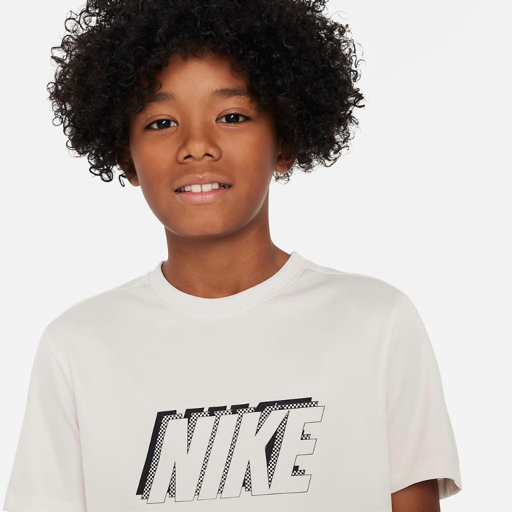 Nike Dri-FIT Academy23 Big Kids&#039; Short-Sleeve Soccer Top FN8278-104