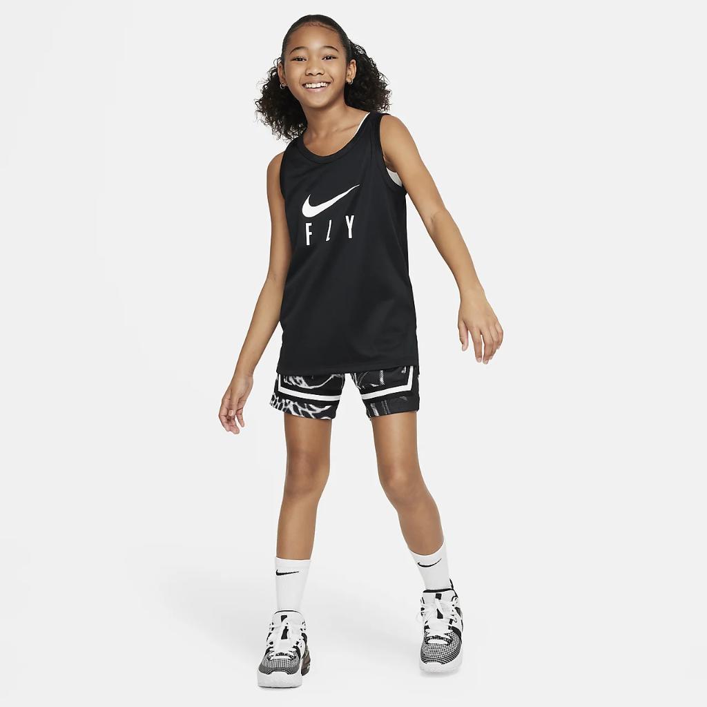 Nike Swoosh Fly Big Kids&#039; (Girls&#039;) Jersey Tank FN8281-010