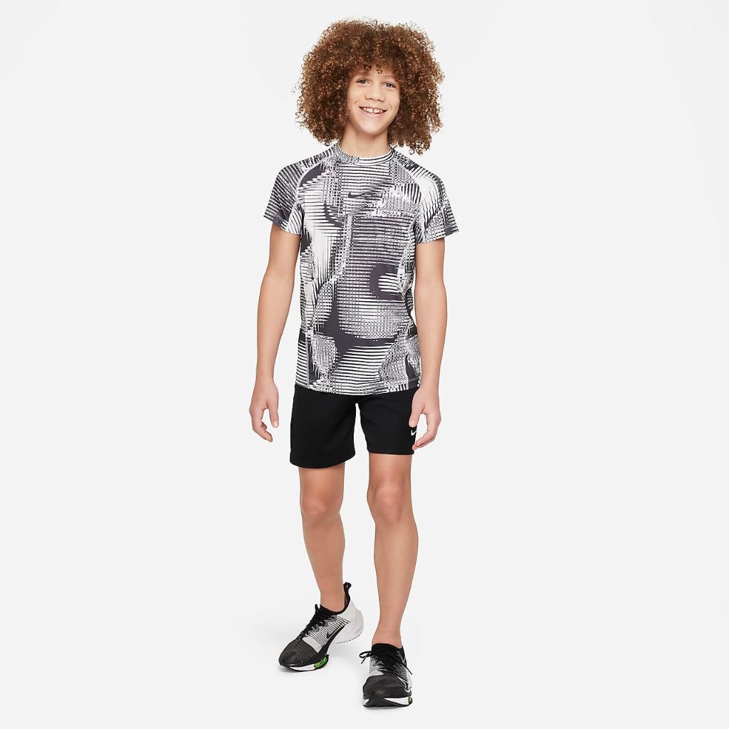 Nike Pro Big Kids&#039; (Boys&#039;) Dri-FIT Short-Sleeve Top FN8366-010