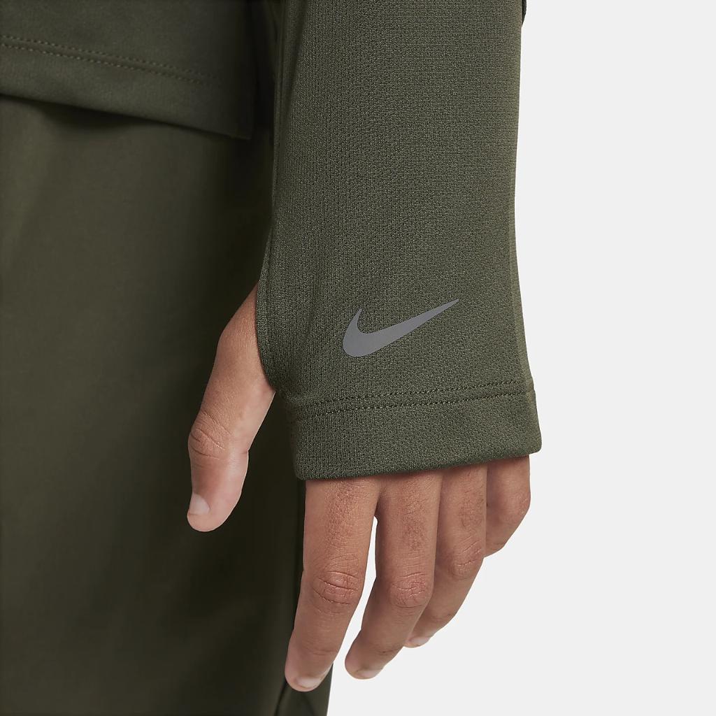 Nike Multi Big Kids&#039; (Boys&#039;) Dri-FIT UV Long-Sleeve 1/2-Zip Top FN8375-325