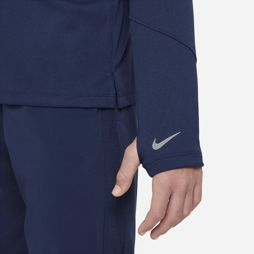 Nike Multi Big Kids&#039; (Boys&#039;) Dri-FIT UV Long-Sleeve 1/2-Zip Top FN8375-410