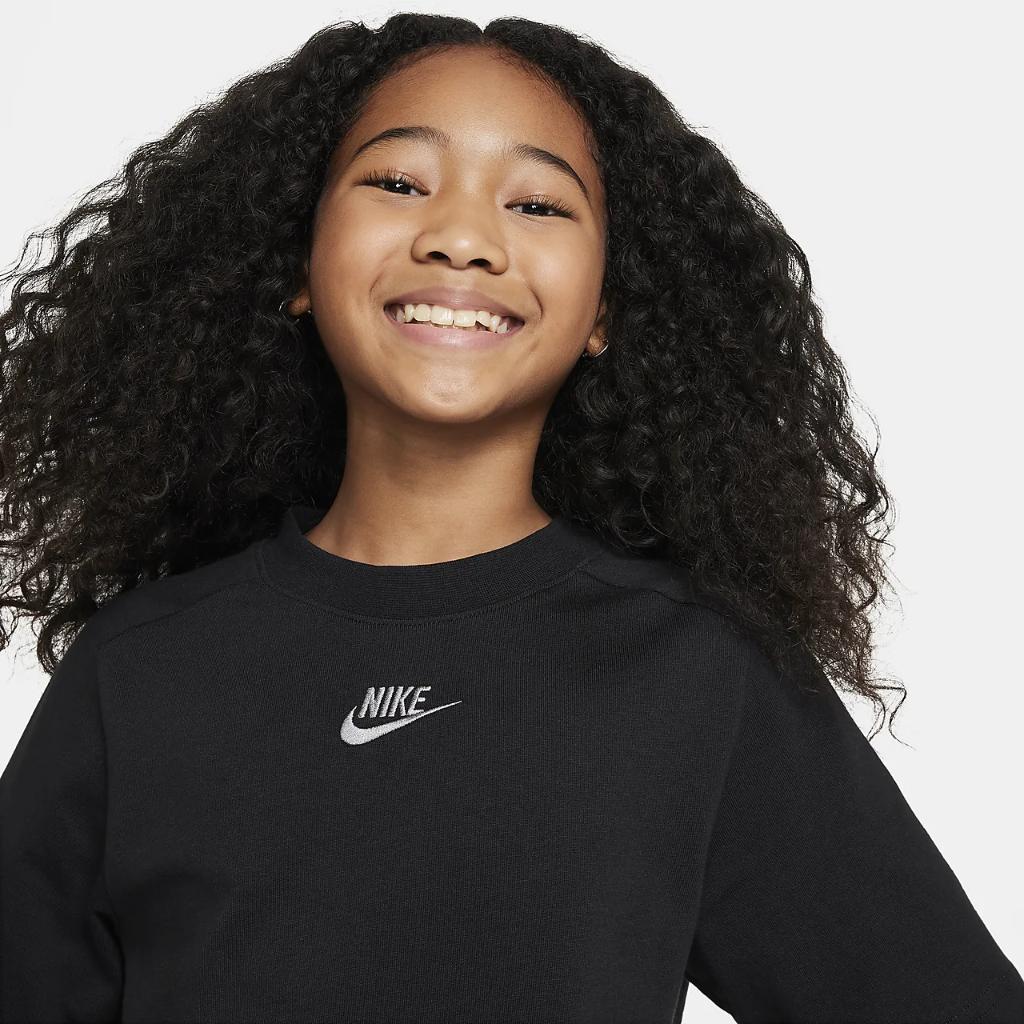 Nike Sportswear Big Kids&#039; (Girls&#039;) Short-Sleeve Top FN8589-010