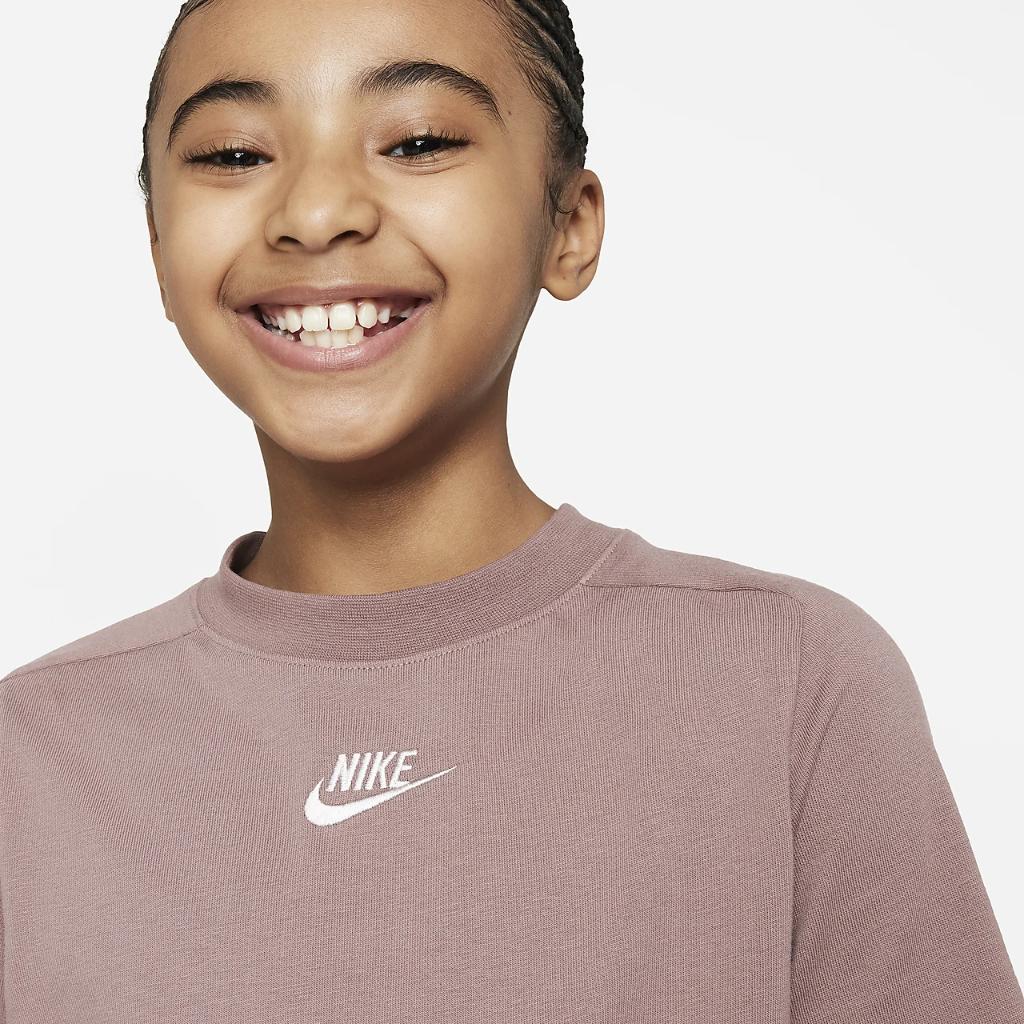 Nike Sportswear Big Kids&#039; (Girls&#039;) Short-Sleeve Top FN8589-208