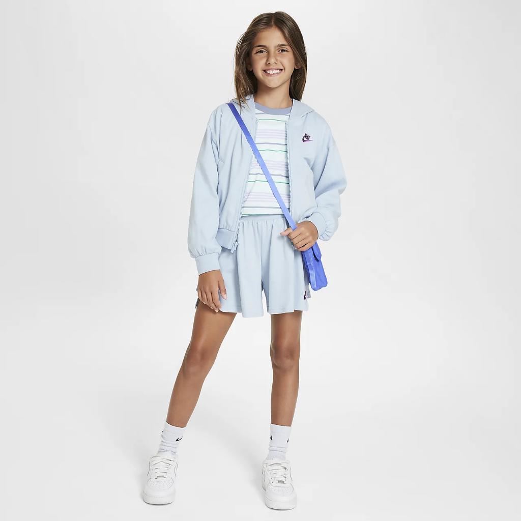 Nike Sportswear Big Kids&#039; (Girls&#039;) Full-Zip Hoodie FN8595-440