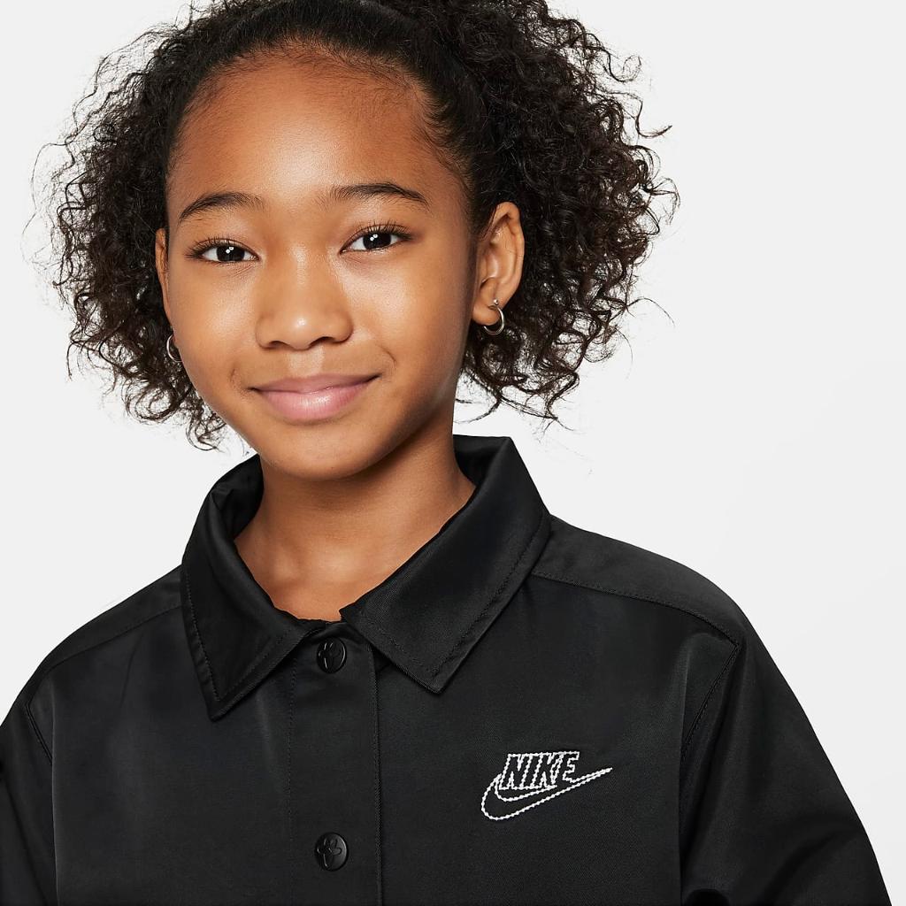 Nike Sportswear Big Kids&#039; (Girls&#039;) Jacket FN8637-010