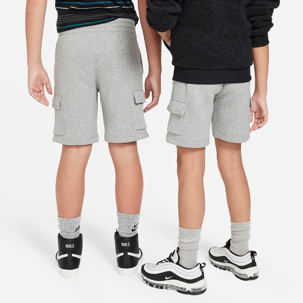 Nike Sportswear Club Fleece Big Kids&#039; Cargo Shorts FN8745-063