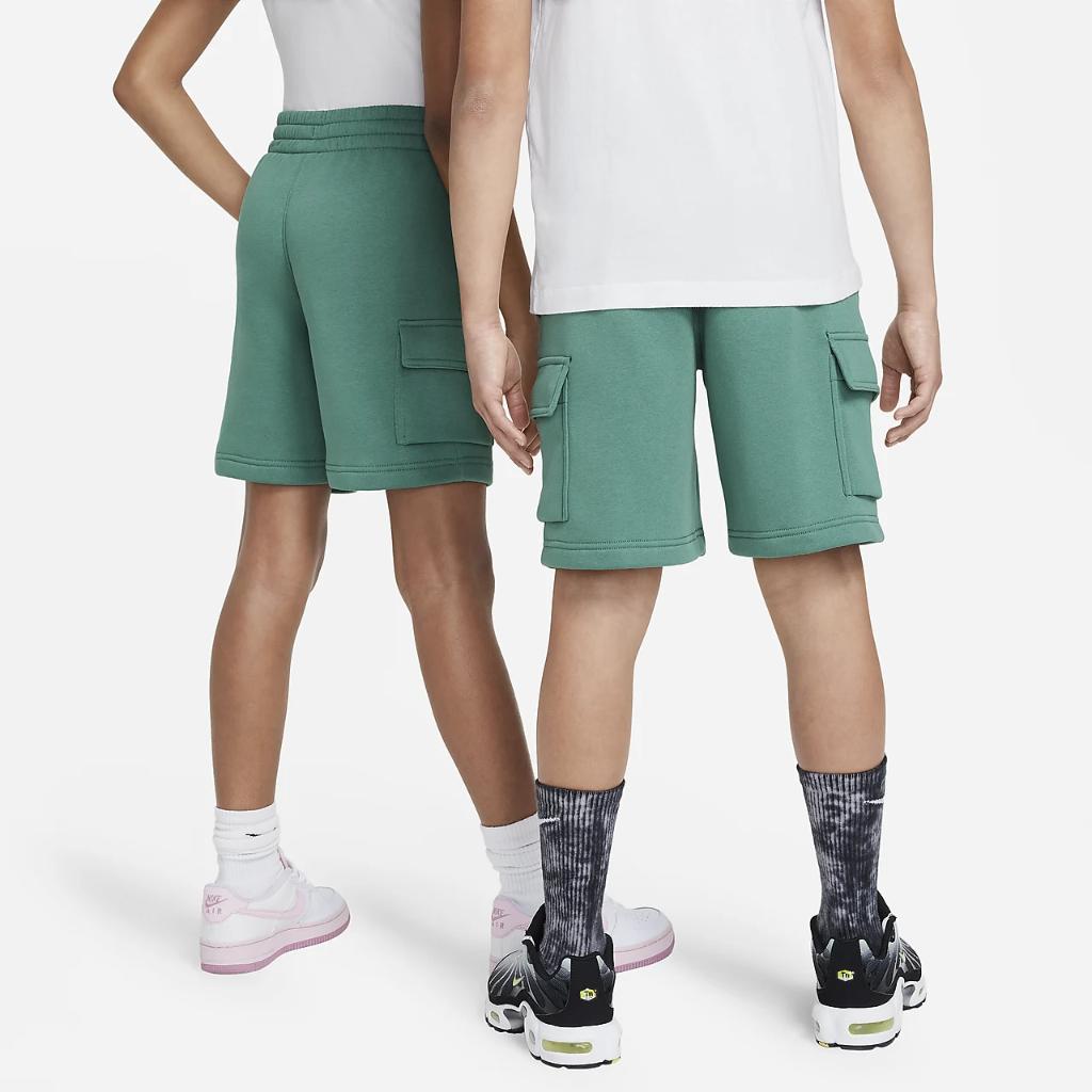 Nike Sportswear Club Fleece Big Kids&#039; Cargo Shorts FN8745-361