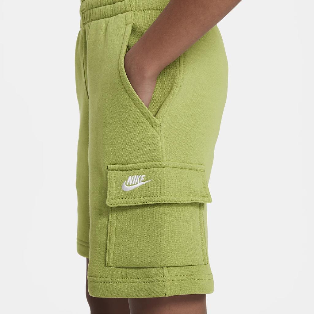 Nike Sportswear Club Fleece Big Kids&#039; Cargo Shorts FN8745-377