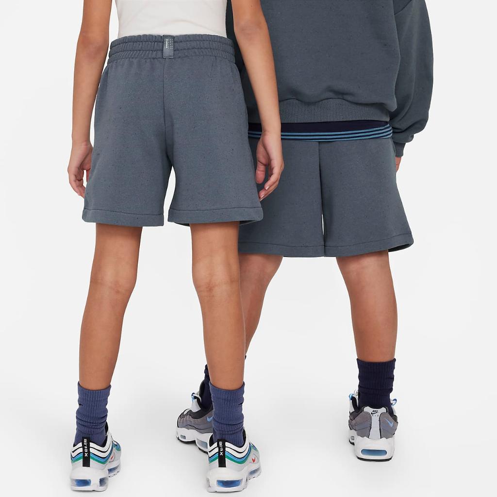 Nike Sportswear Icon Fleece EasyOn Big Kids&#039; Loose Shorts FN8749-003