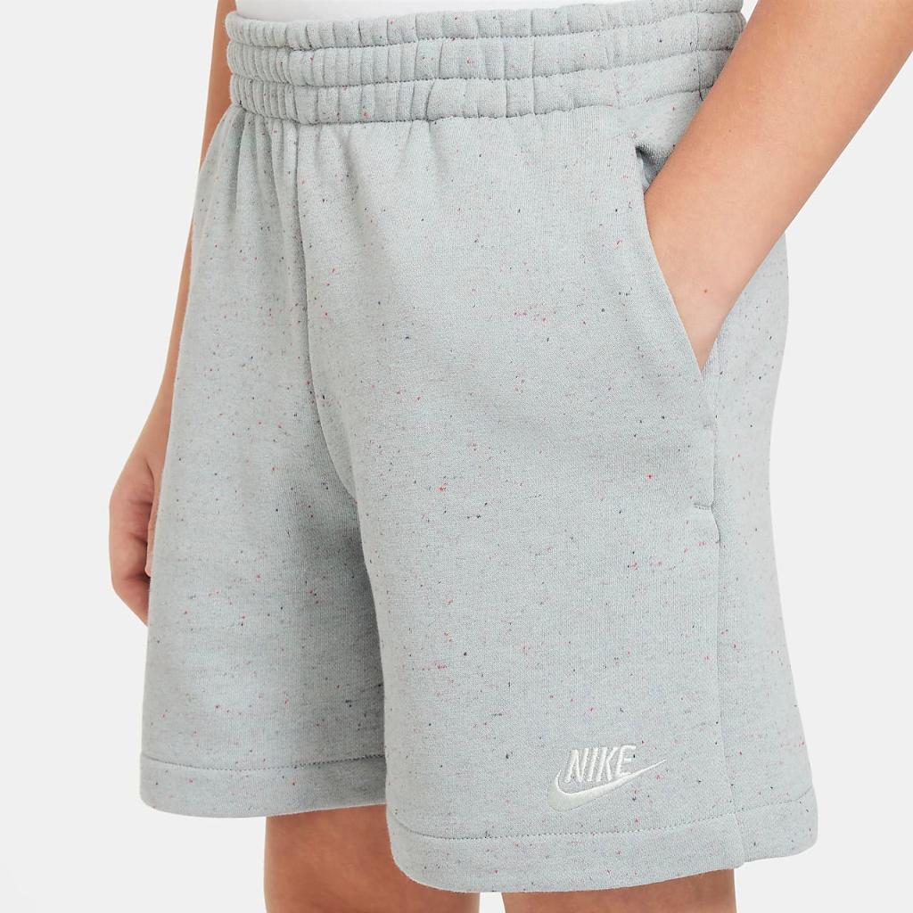 Nike Sportswear Icon Fleece EasyOn Big Kids&#039; Loose Shorts FN8749-041