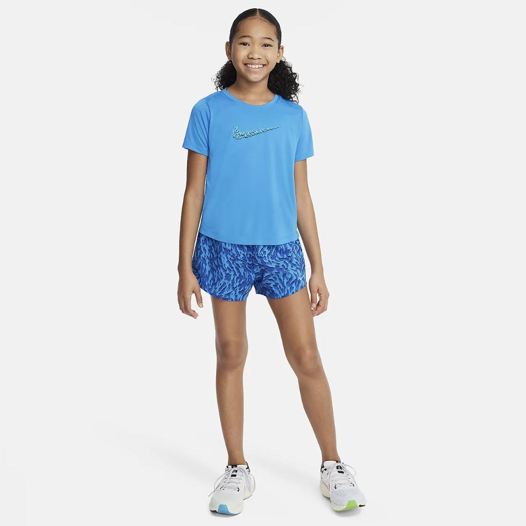 Nike One Big Kids&#039; (Girls&#039;) Short-Sleeve Training Top FN9019-435