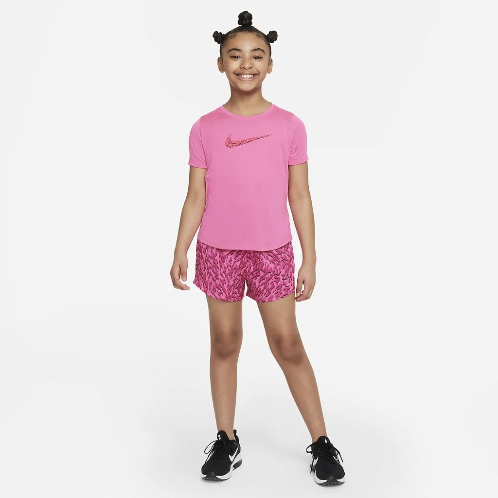Nike One Big Kids&#039; (Girls&#039;) Short-Sleeve Training Top FN9019-605