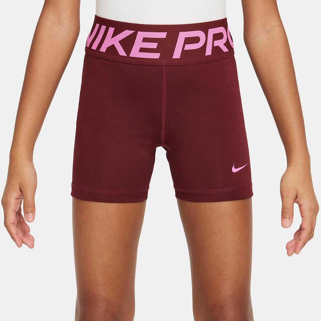Nike Pro Girls&#039; Dri-FIT Shorts FN9023-619