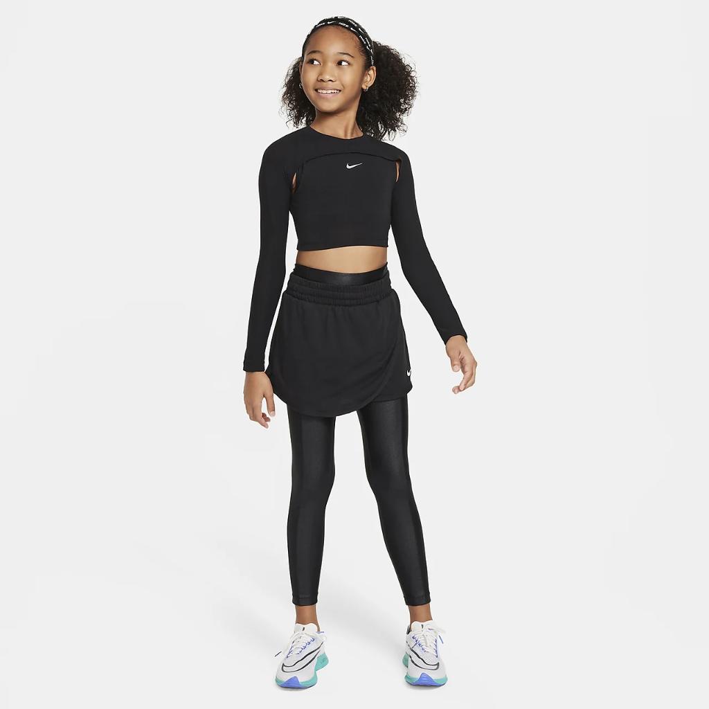Nike Girls&#039; Dri-FIT Long-Sleeve Top FN9032-010