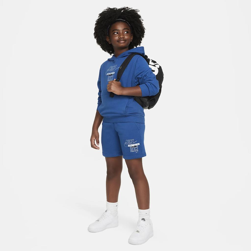 Nike Sportswear Club Fleece Big Kids&#039; French Terry Shorts FN9110-476