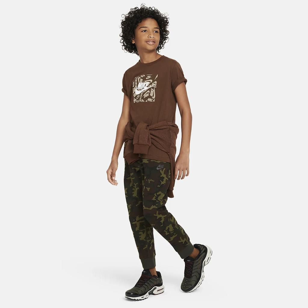 Nike Sportswear Tech Fleece Big Kids&#039; (Boys&#039;) Camo Joggers FN9120-010