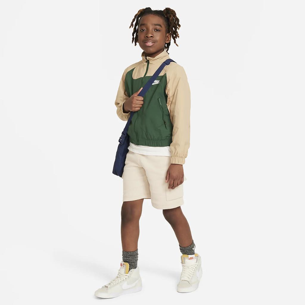 Nike Sportswear Amplify Big Kids&#039; Woven Full-Zip Jacket FN9134-323