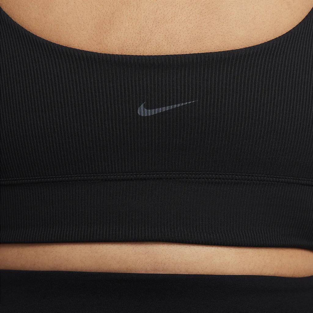 Nike Zenvy Rib Women&#039;s Light-Support Non-Padded Longline Sports Bra (Plus Size) FQ0411-010