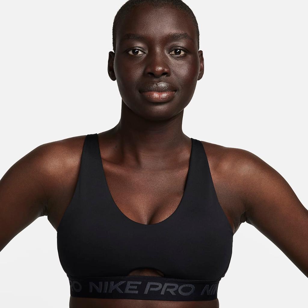 Nike Pro Indy Plunge Women&#039;s Medium-Support Padded Sports Bra FQ2653-010