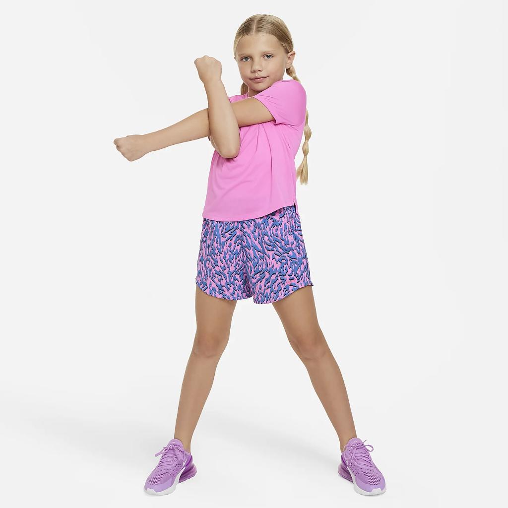 Nike One Big Kids&#039; (Girls&#039;) Woven High-Waisted Shorts FQ4527-675