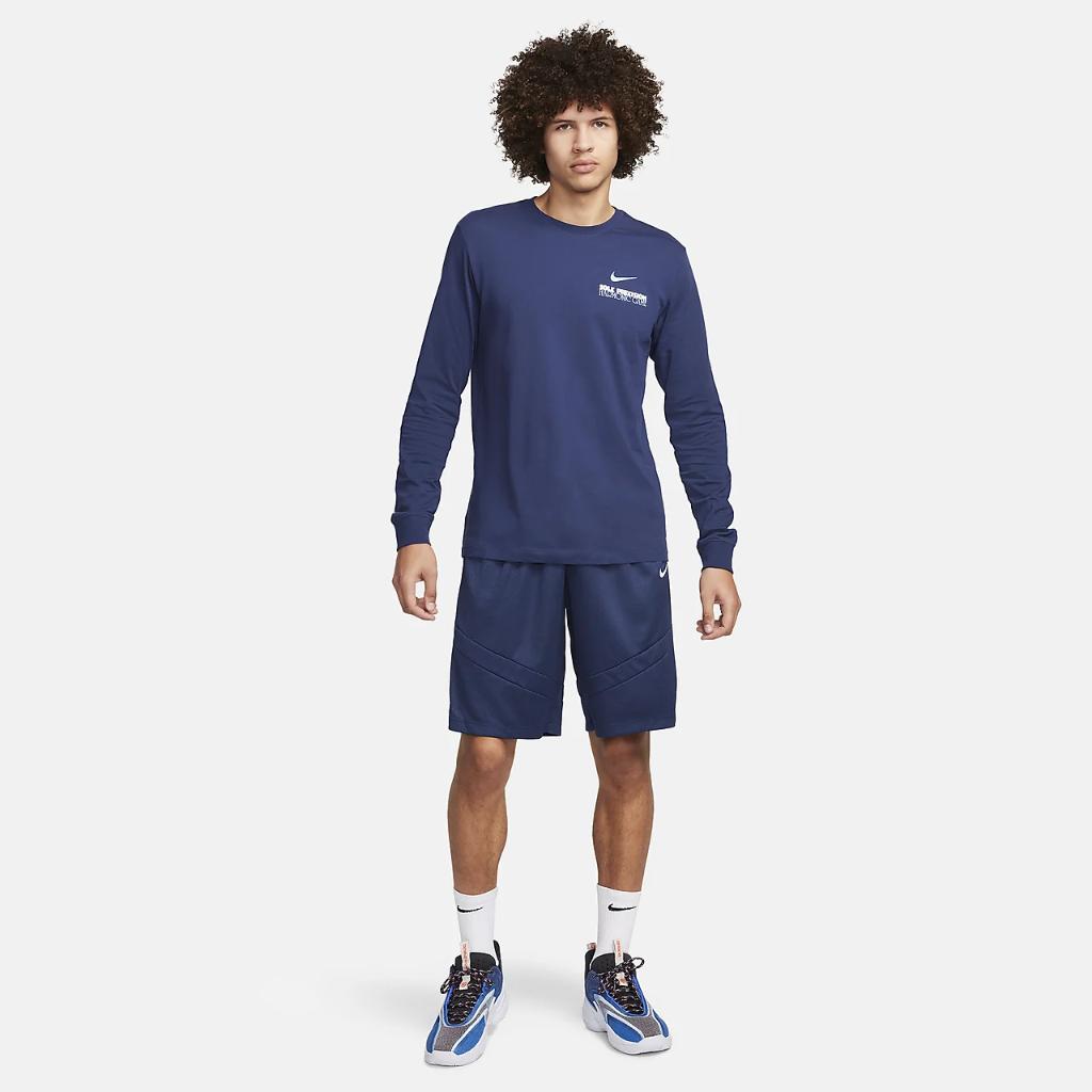 Nike Men&#039;s Long-Sleeve Basketball T-Shirt FQ4918-410