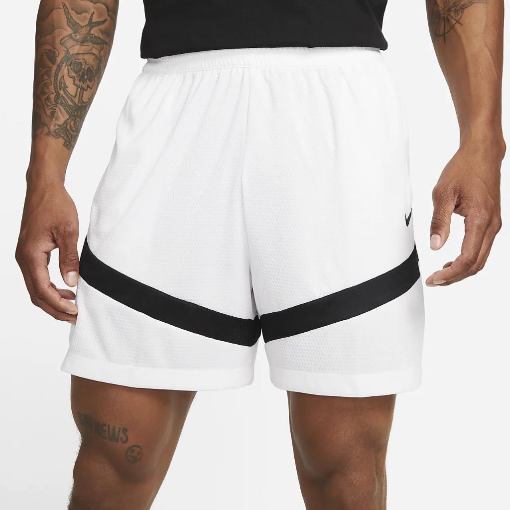Nike Icon Men&#039;s Dri-FIT 6&quot; Basketball Shorts FQ5527-100