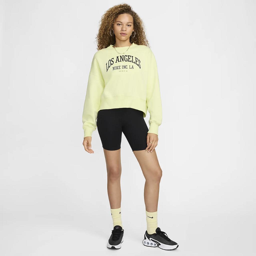 Nike Sportswear Phoenix Fleece Women&#039;s Over-Oversized Crew-Neck Graphic Sweatshirt FQ6232-331