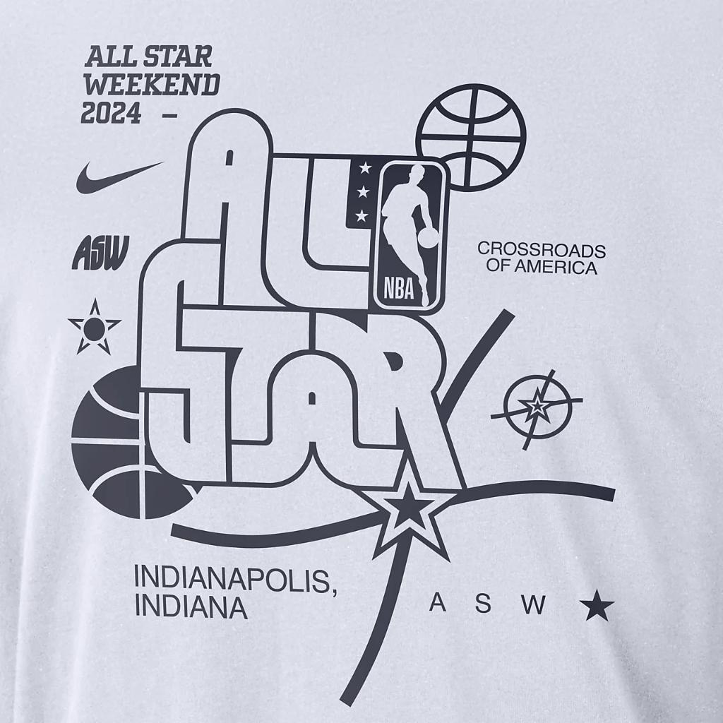 2024 NBA All-Star Weekend Men&#039;s Nike NBA Max90 Long-Sleeve T-Shirt FQ6530-100