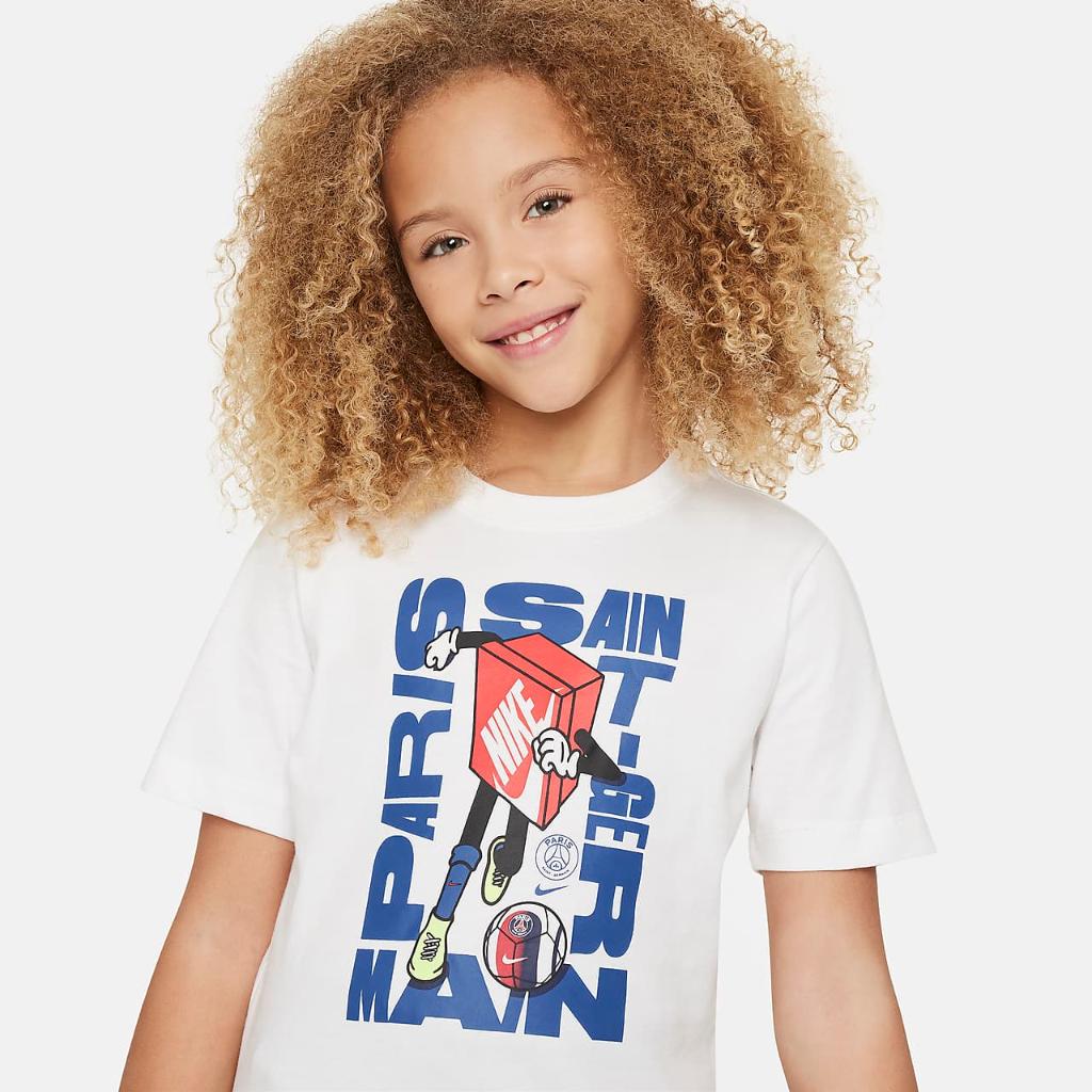 Paris Saint-Germain Big Kids&#039; Nike Soccer T-Shirt FQ6579-100