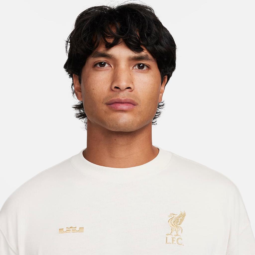 LeBron x Liverpool FC Men&#039;s Nike Max90 Soccer T-Shirt FQ6590-104