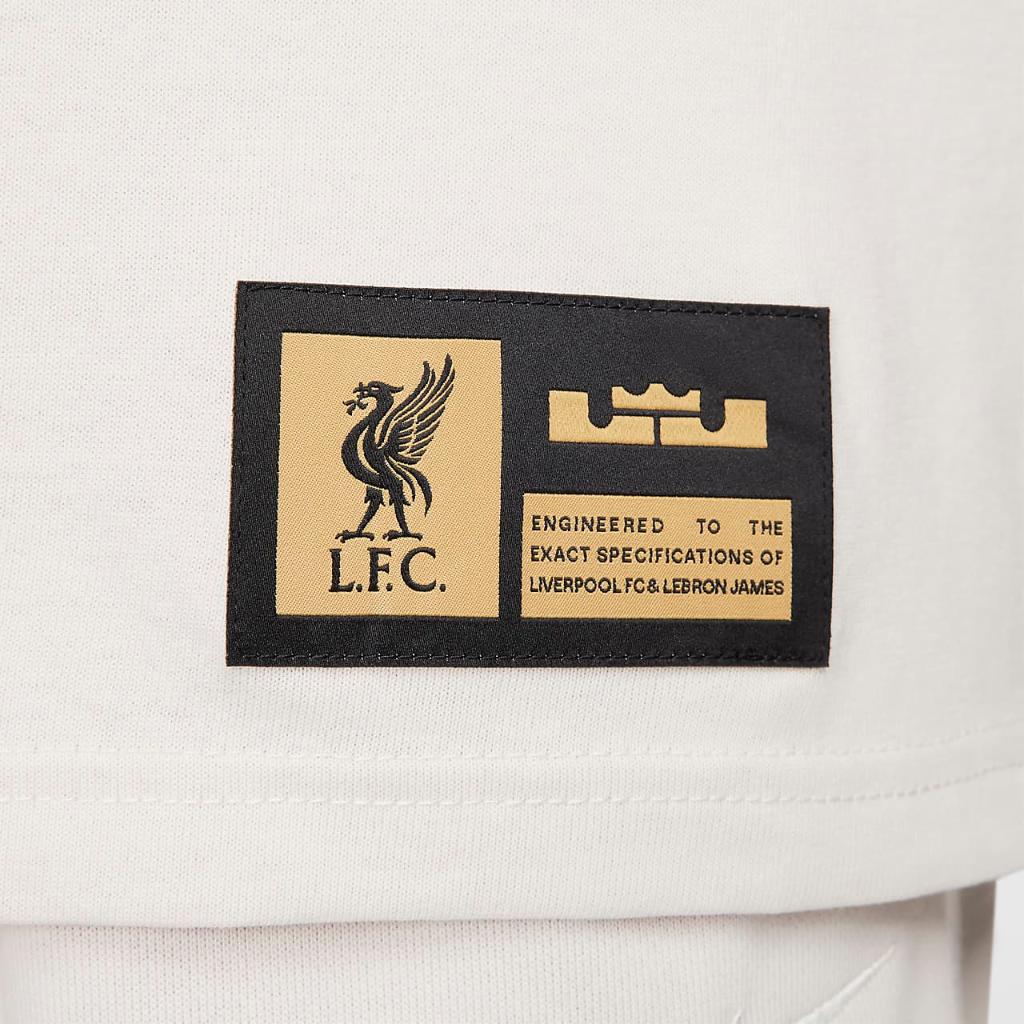 LeBron x Liverpool FC Men&#039;s Nike Max90 Soccer T-Shirt FQ6590-104