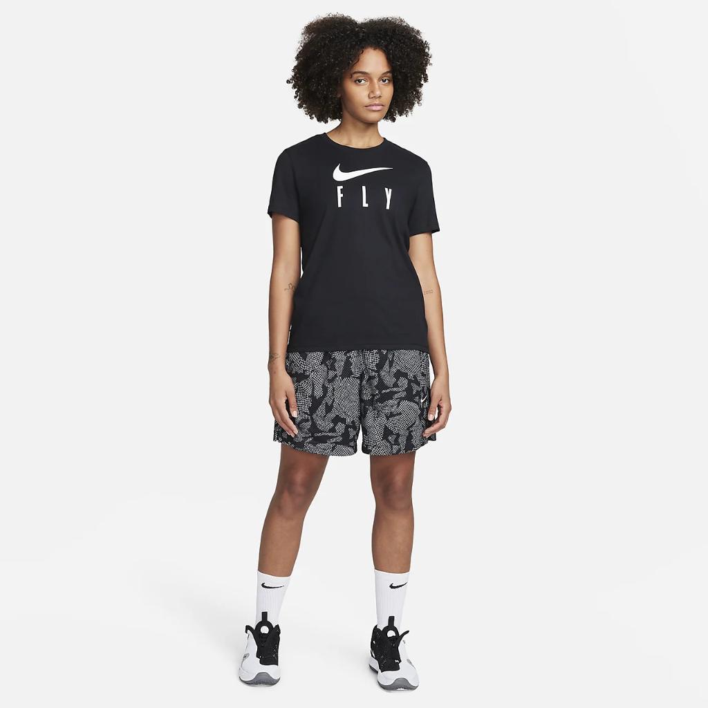 Nike Swoosh Fly Women&#039;s Dri-FIT Graphic T-Shirt FQ6606-010