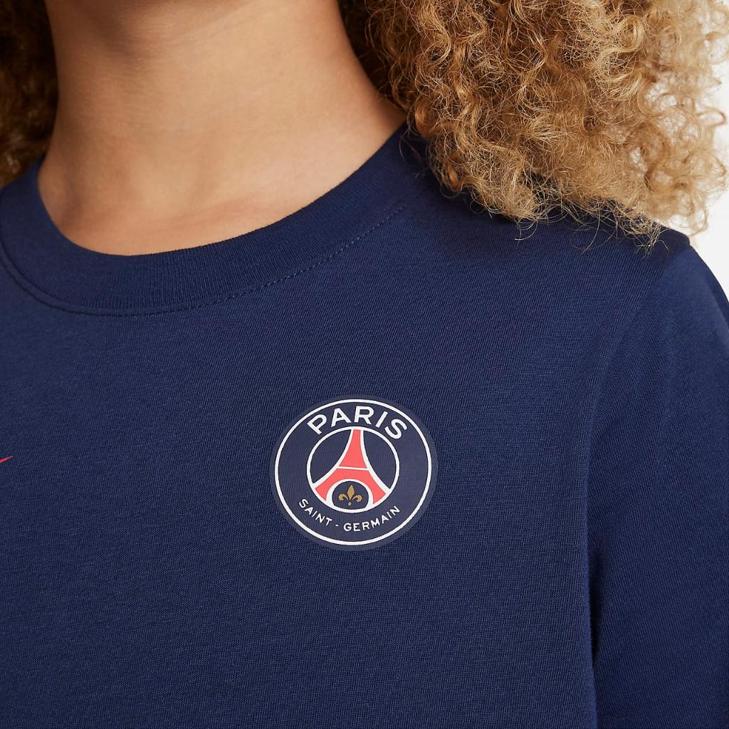 Paris Saint-Germain Big Kids&#039; Nike Soccer T-Shirt FQ7122-410