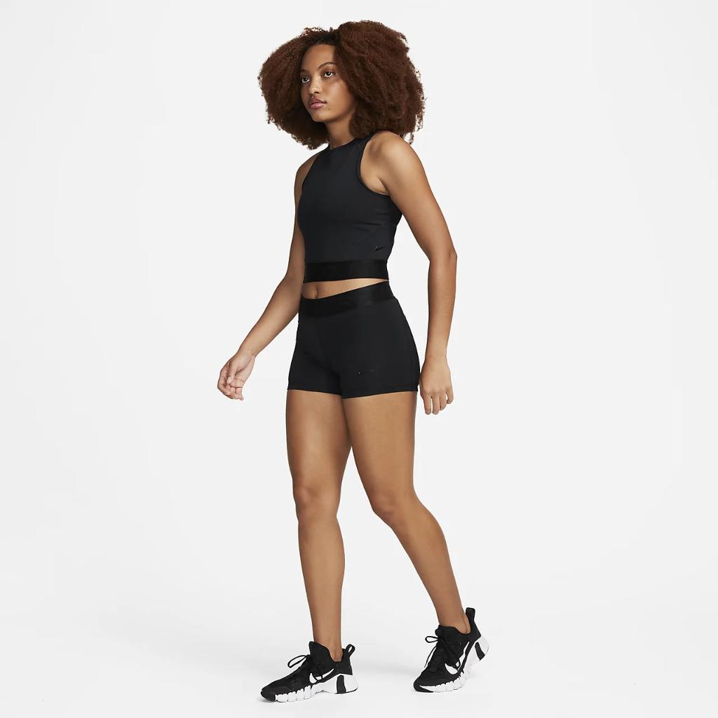 Nike Pro Women&#039;s Mid-Rise 3&quot; Shorts FQ7935-010