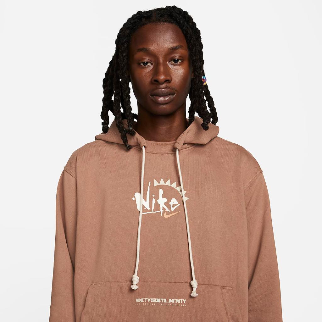 Nike Standard Issue Men&#039;s French Terry Pullover Hoodie FQ7947-256