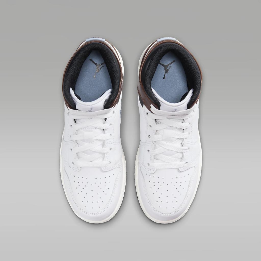 Air Jordan 1 Mid SE Big Kids&#039; Shoes FQ8162-142