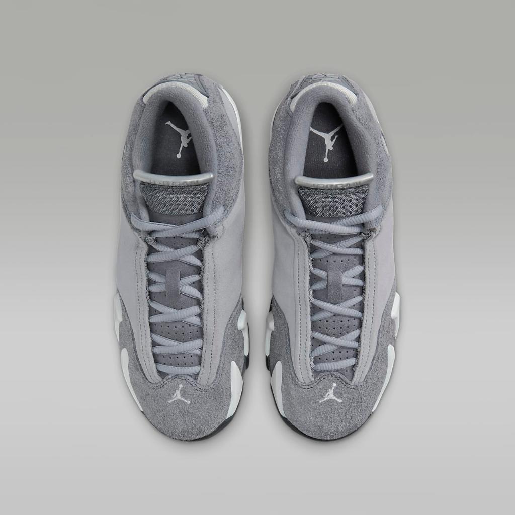 Air Jordan 14 Retro &quot;Flint Grey&quot; Big Kids&#039; Shoes FQ8165-012