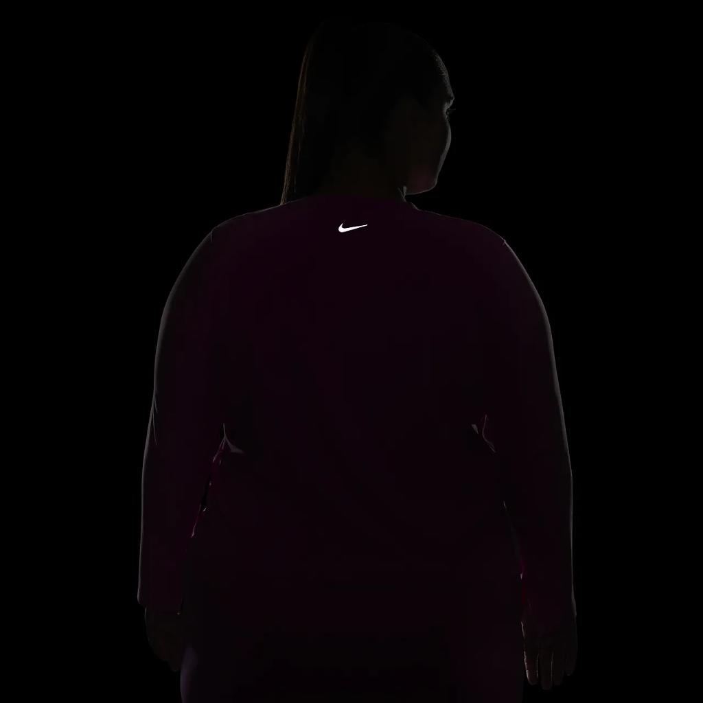 Nike One Fitted Women&#039;s Dri-FIT Long-Sleeve Top (Plus Size) FQ9014-675