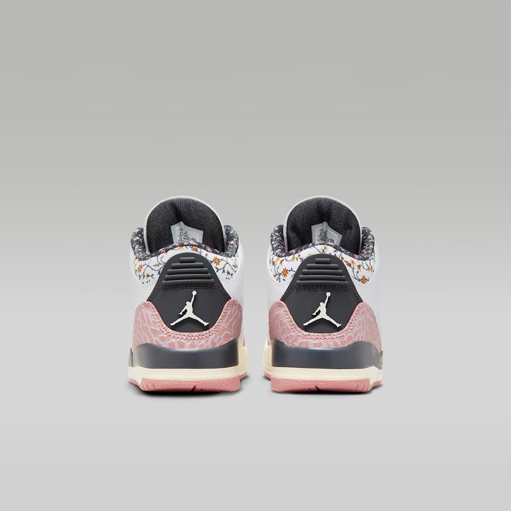 Jordan 3 Retro &quot;Ivory&quot; Little Kids&#039; Shoes FQ9174-100