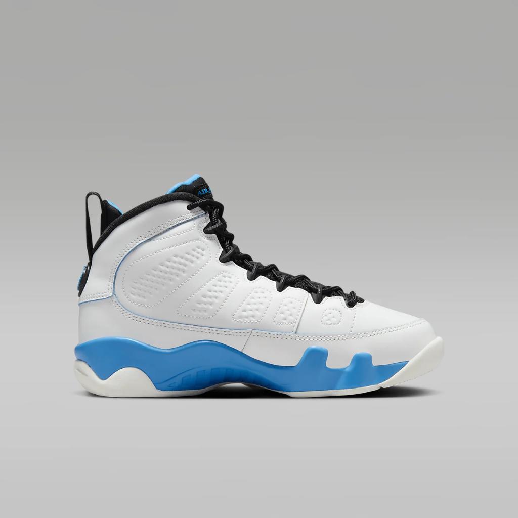 Air Jordan 9 Retro &quot;Powder Blue&quot; Big Kids&#039; Shoes FV0143-101