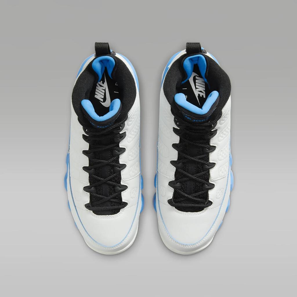 Air Jordan 9 Retro &quot;Powder Blue&quot; Big Kids&#039; Shoes FV0143-101