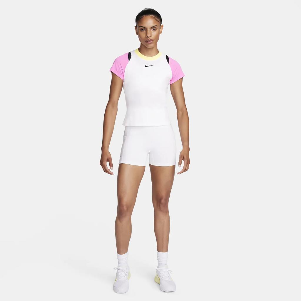 NikeCourt Advantage Women&#039;s Dri-FIT Short-Sleeve Tennis Top FV0261-100