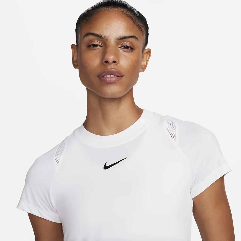 NikeCourt Advantage Women&#039;s Dri-FIT Short-Sleeve Tennis Top FV0261-101