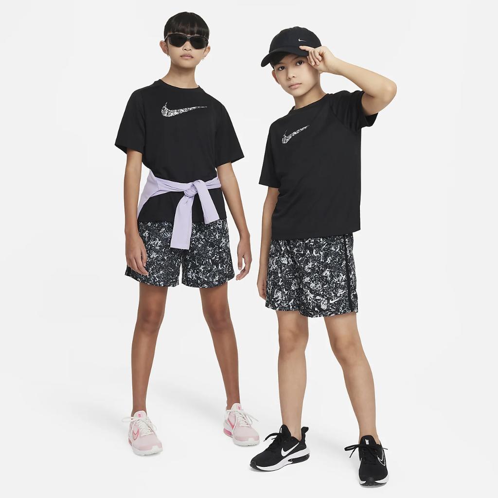 Nike Multi Big Kids&#039; Dri-FIT Short-Sleeve Top FV0274-010
