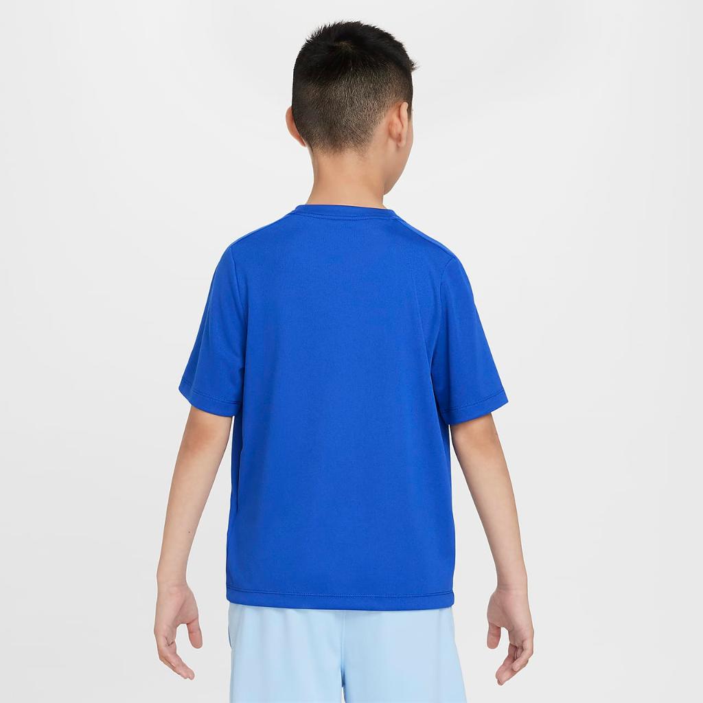 Nike Multi Big Kids&#039; Dri-FIT Short-Sleeve Top FV0274-480