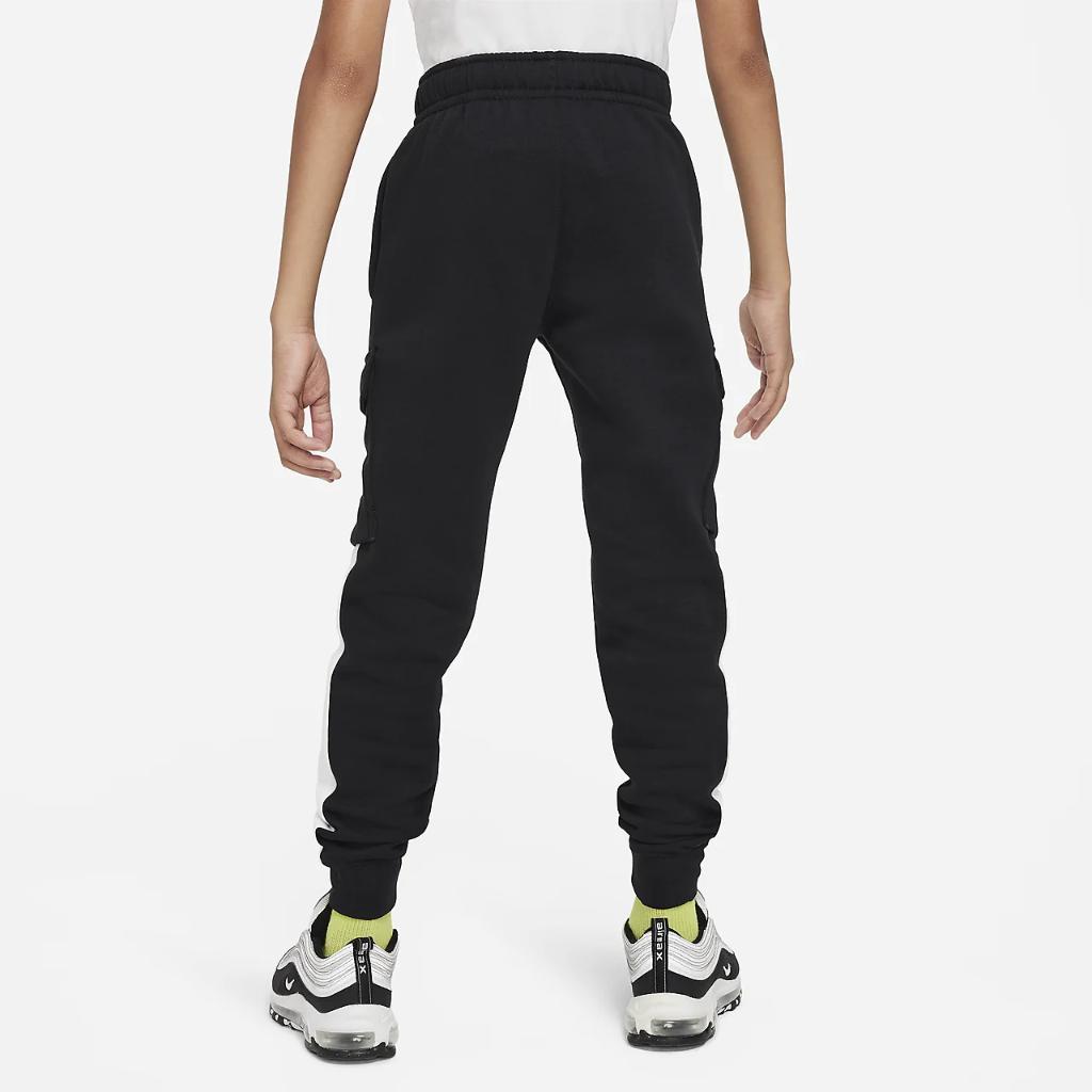 Nike Air Big Kids&#039; Fleece Cargo Pants FV2342-011